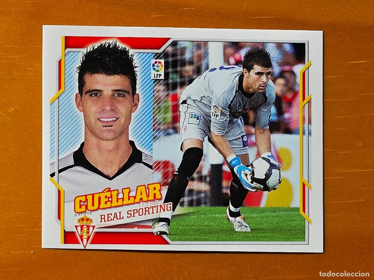 Cromos de f&uacute;tbol: 2 Pichu Cu&eacute;llar, Sporting de Gij&oacute;n, Panini Ediciones Liga Este 2010 2011 10 11 sin pegar