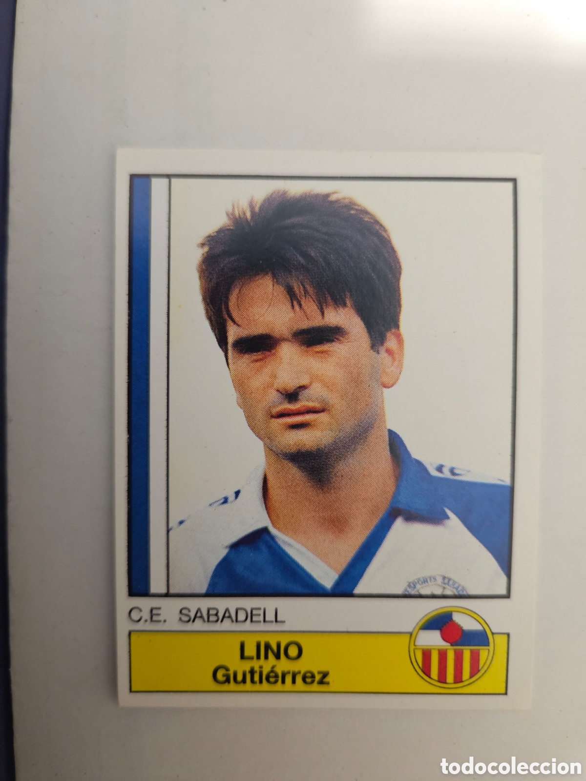Fu&szlig;ball-Sticker: LINO SABADELL ED PANINI 87 CROMO FUTBOL LIGA 1987 - SIN PEGAR - 218