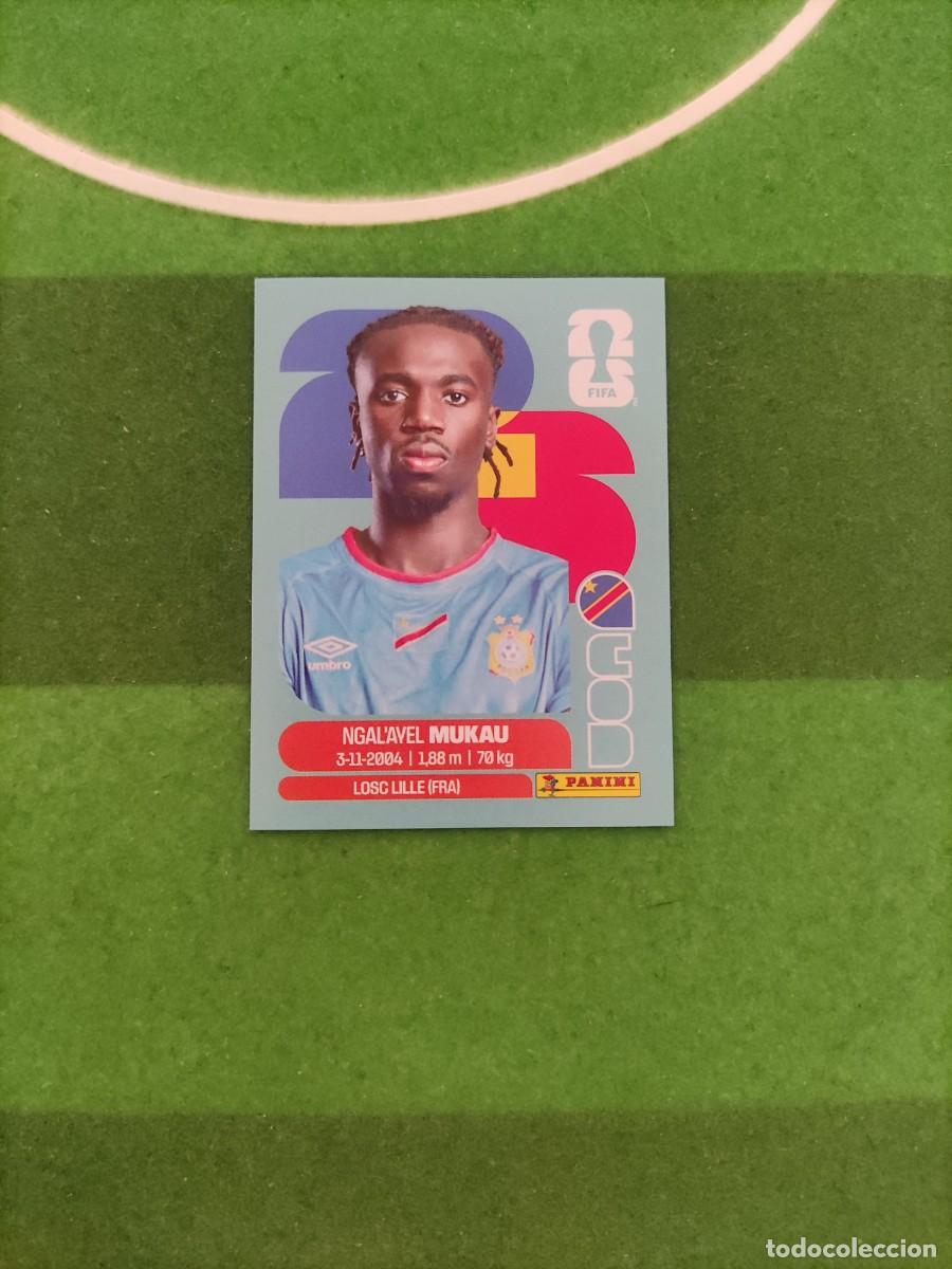 Fu&szlig;ball-Sticker: Mukau Congo COD 9 Sticker Mundial 2026 FIFA World Cup / Sin pegar