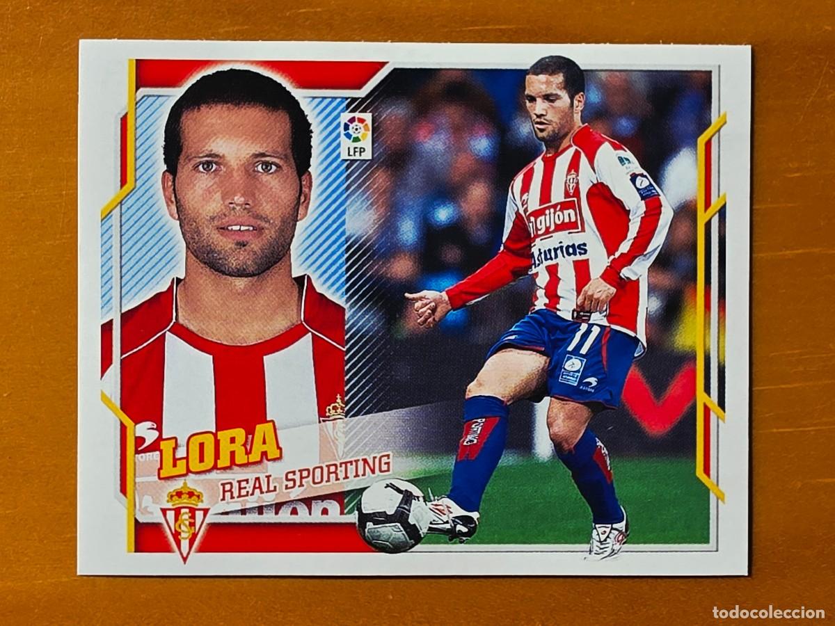 Fu&szlig;ball-Sticker: 3 A Lora, Sporting de Gij&oacute;n, Panini Ediciones Liga Este 2010 2011 10 11 sin pegar