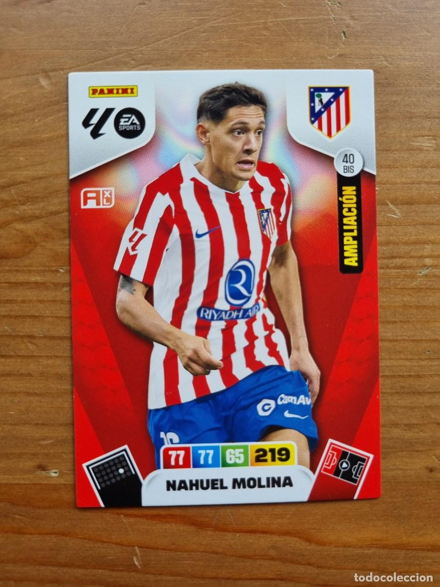 Fu&szlig;ball-Sticker: 40 Bis NAHUEL MOLINA (Atl&eacute;tico de Madrid) AMPLIACI&Oacute;N. Liga 2025 2026 25 26 Adrenalyn XL (Panini)