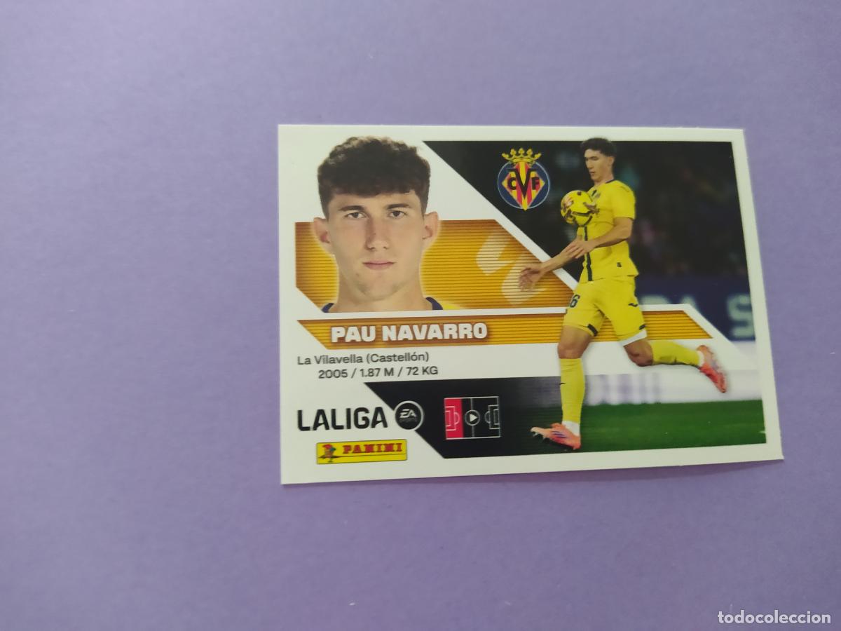 Fu&szlig;ball-Sticker: LIGA ESTE 2026 2027 26 27 NUEVO - VILLARREAL N&ordm; 6A PAU NAVARRO