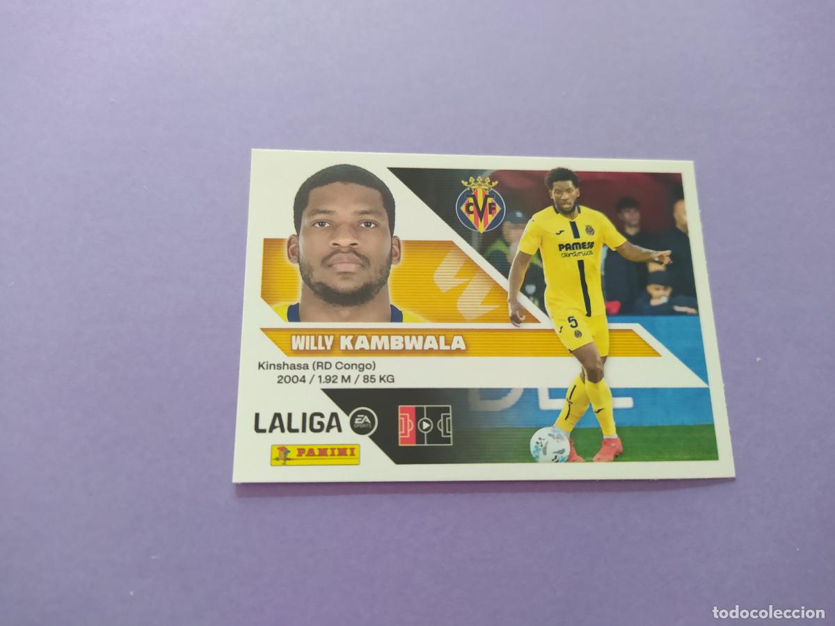 Fu&szlig;ball-Sticker: LIGA ESTE 2026 2027 26 27 NUEVO - VILLARREAL N&ordm; 8A KAMBWALA