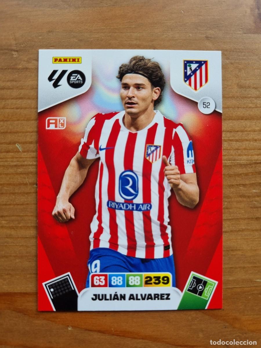Fu&szlig;ball-Sticker: 52 JULI&Aacute;N &Aacute;LVAREZ (Atl&eacute;tico de Madrid). Liga 2025 2026 25 26 Adrenalyn XL (Panini)