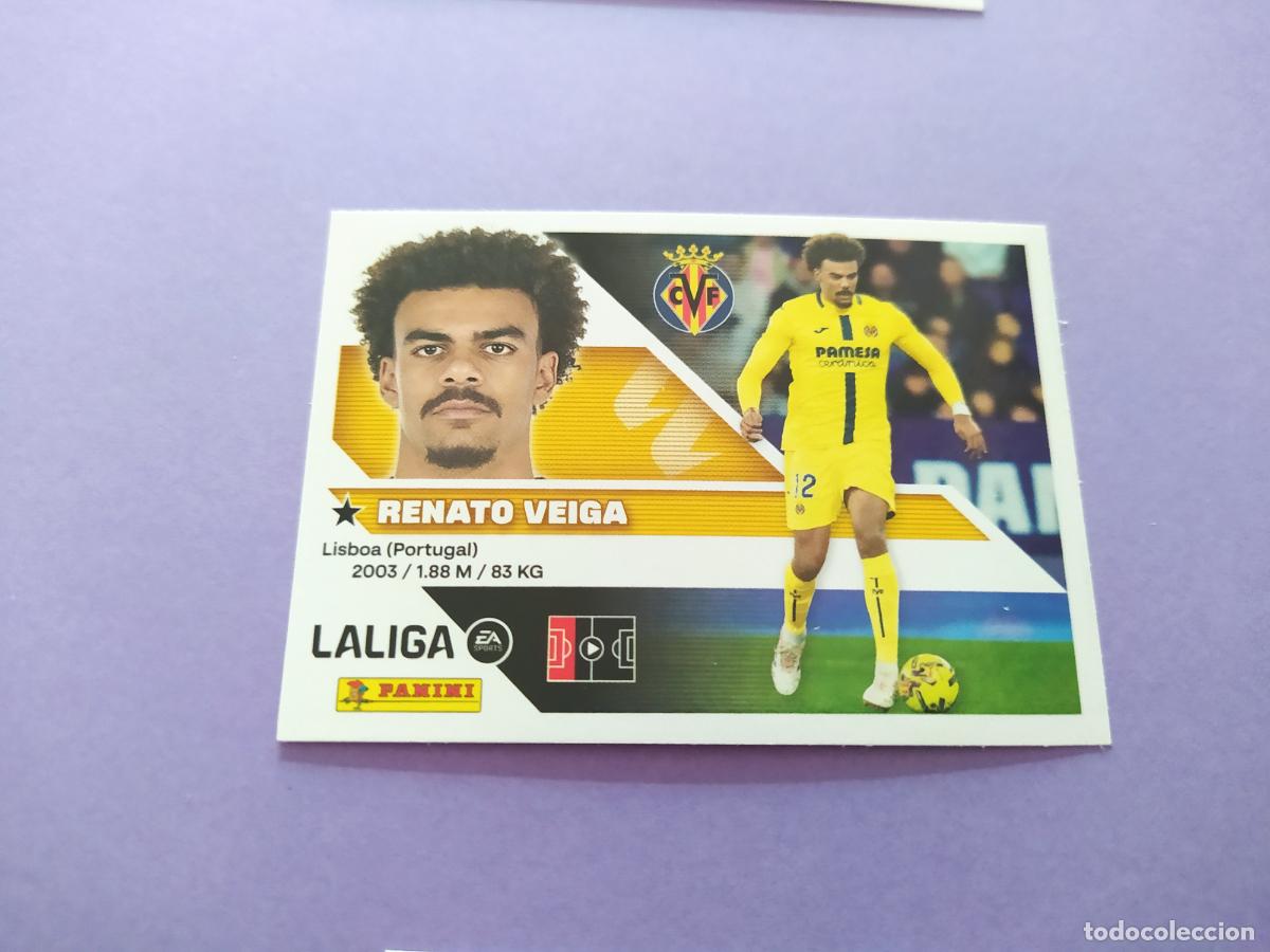 Fu&szlig;ball-Sticker: LIGA ESTE 2026 2027 26 27 NUEVO - VILLARREAL N&ordm; 9 RENATO VEIGA