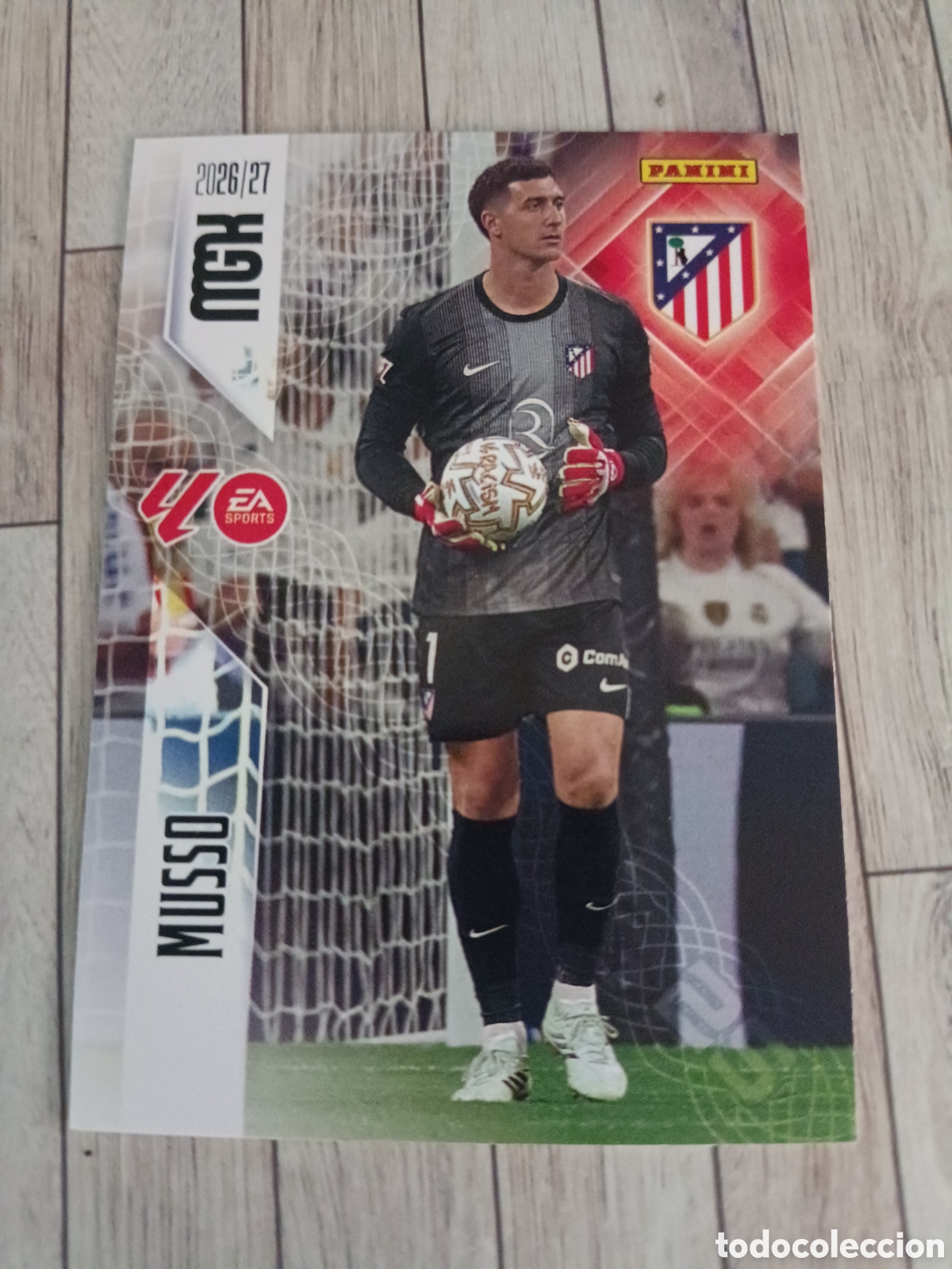 Cromos de f&uacute;tbol: 57 MUSSO ATL&Eacute;TICO DE MADRID MEGACRACKS MGK 26 27 PANINI 2026 2027