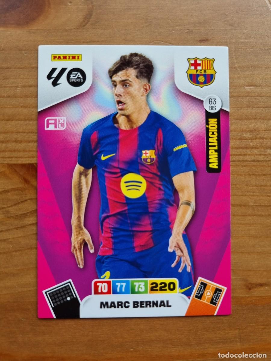 Cromos de f&uacute;tbol: 63 Bis MARC BERNAL (FC Barcelona) AMPLIACI&Oacute;N. Liga 2025 2026 25 26 Adrenalyn XL (Panini)