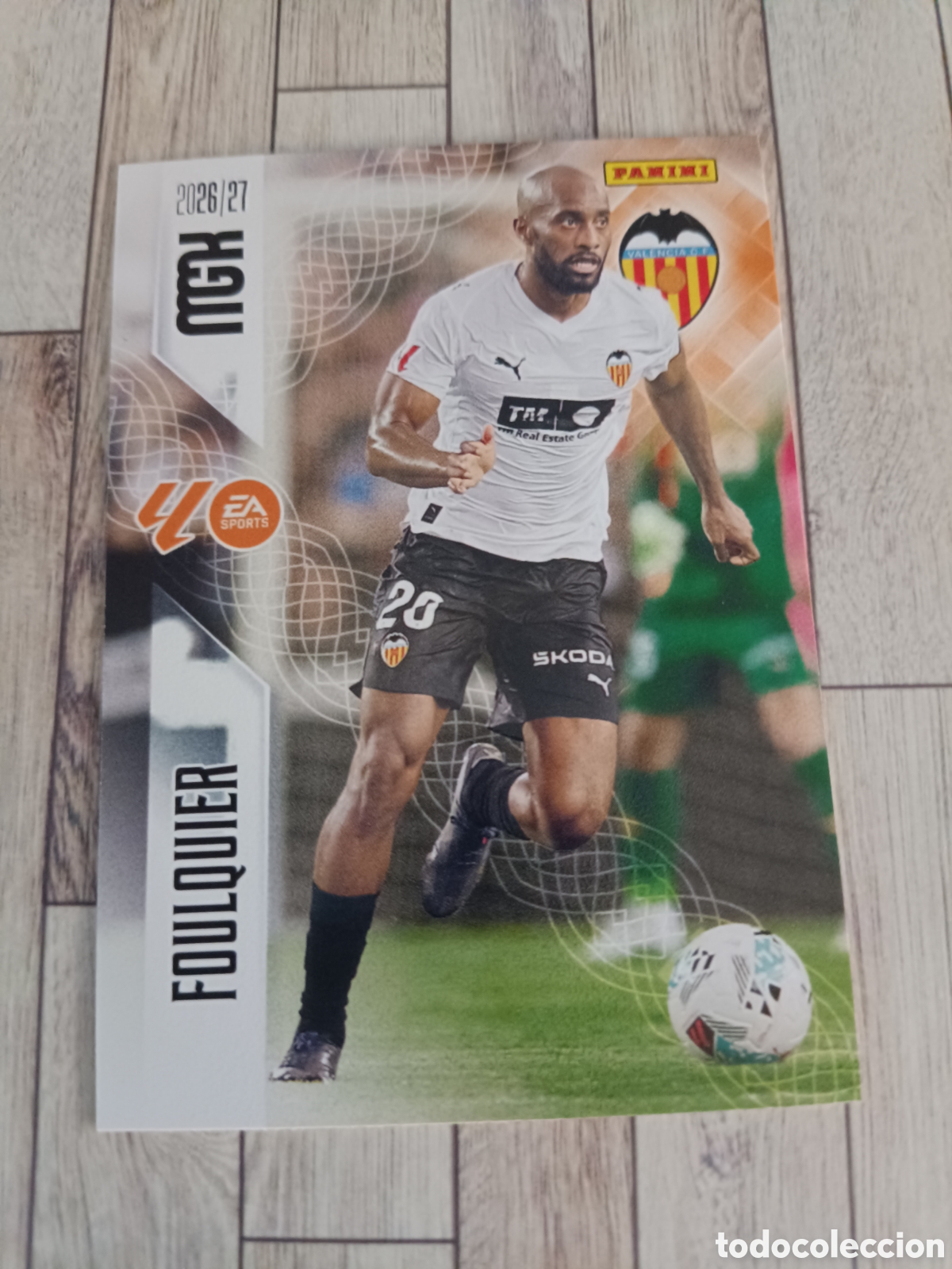 Football Stickers: 346 FOULKIER VALENCIA MEGACRACKS MGK 26 27 PANINI 2026 2027