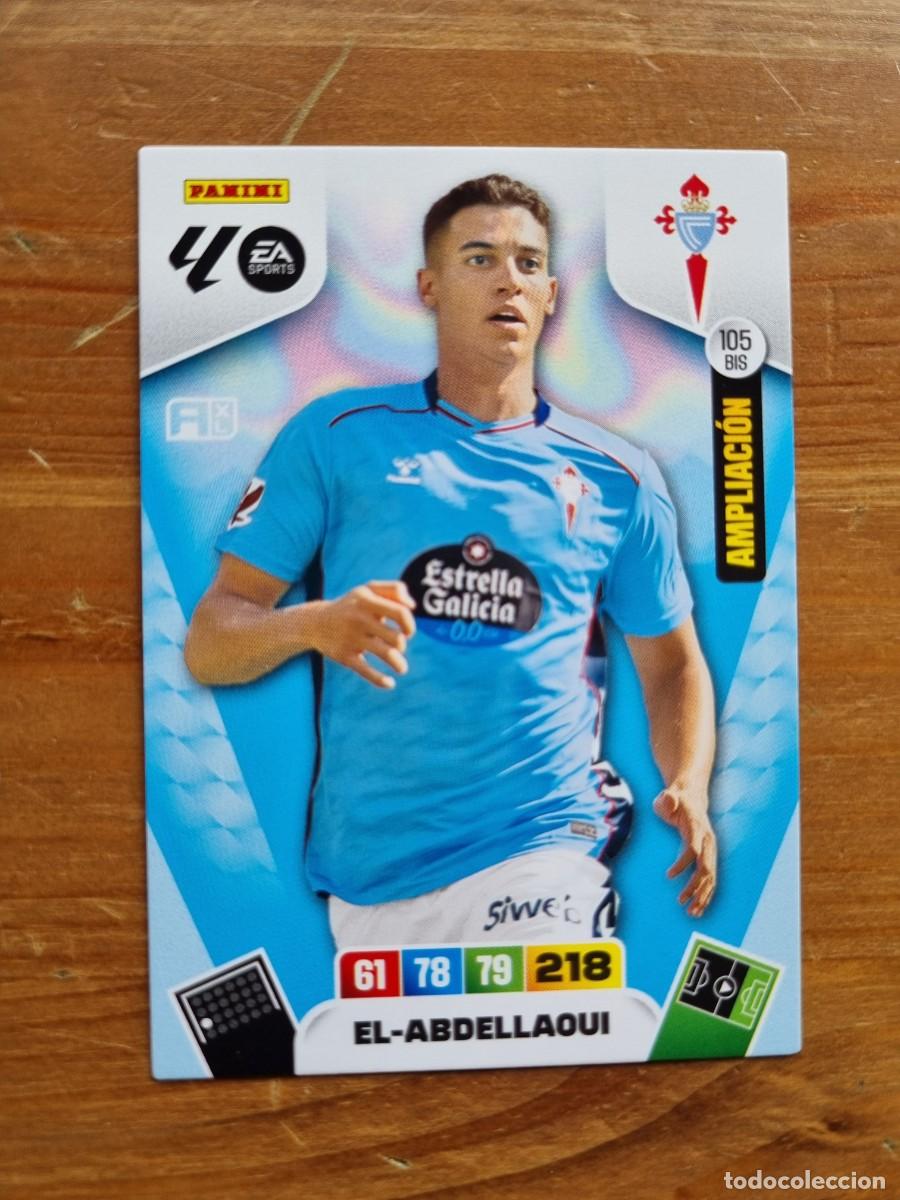 Football Stickers: 105 Bis EL-ABDELLAOUI (Celta de Vigo) AMPLIACI&Oacute;N. Liga 2025 2026 25 26 Adrenalyn XL (Panini)