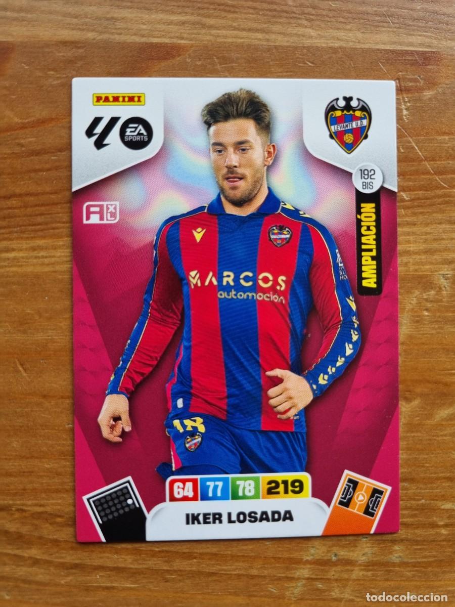 Football Stickers: 192 Bis IKER LOSADA (Levante UD) AMPLIACI&Oacute;N. Liga 2025 2026 25 26 Adrenalyn XL (Panini)