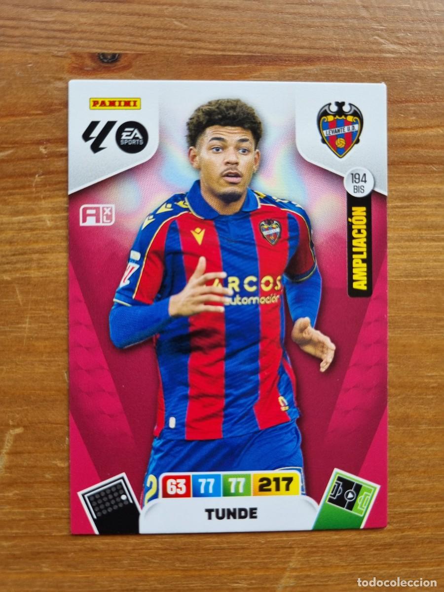 Cartes &agrave; collectionner de Football: 194 Bis TUNDE (Levante UD) AMPLIACI&Oacute;N. Liga 2025 2026 25 26 Adrenalyn XL (Panini)