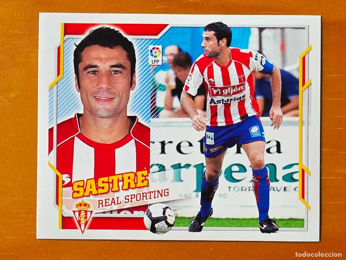 Cartes &agrave; collectionner de Football: 3 B Sastre, Sporting de Gij&oacute;n, Panini Ediciones Liga Este 2010 2011 10 11 sin pegar