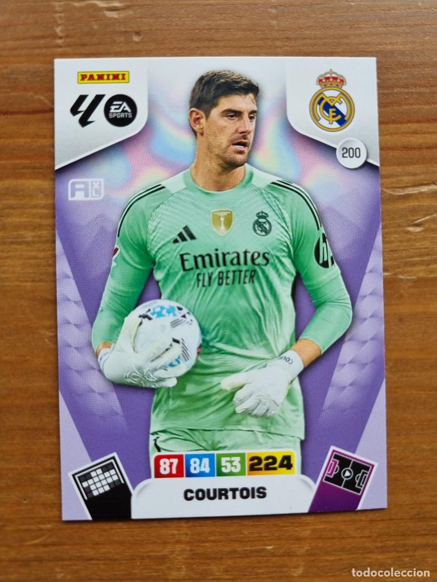 Cartes &agrave; collectionner de Football: 200 COURTOIS (Real Madrid CF). Liga 2025 2026 25 26 Adrenalyn XL (Panini)