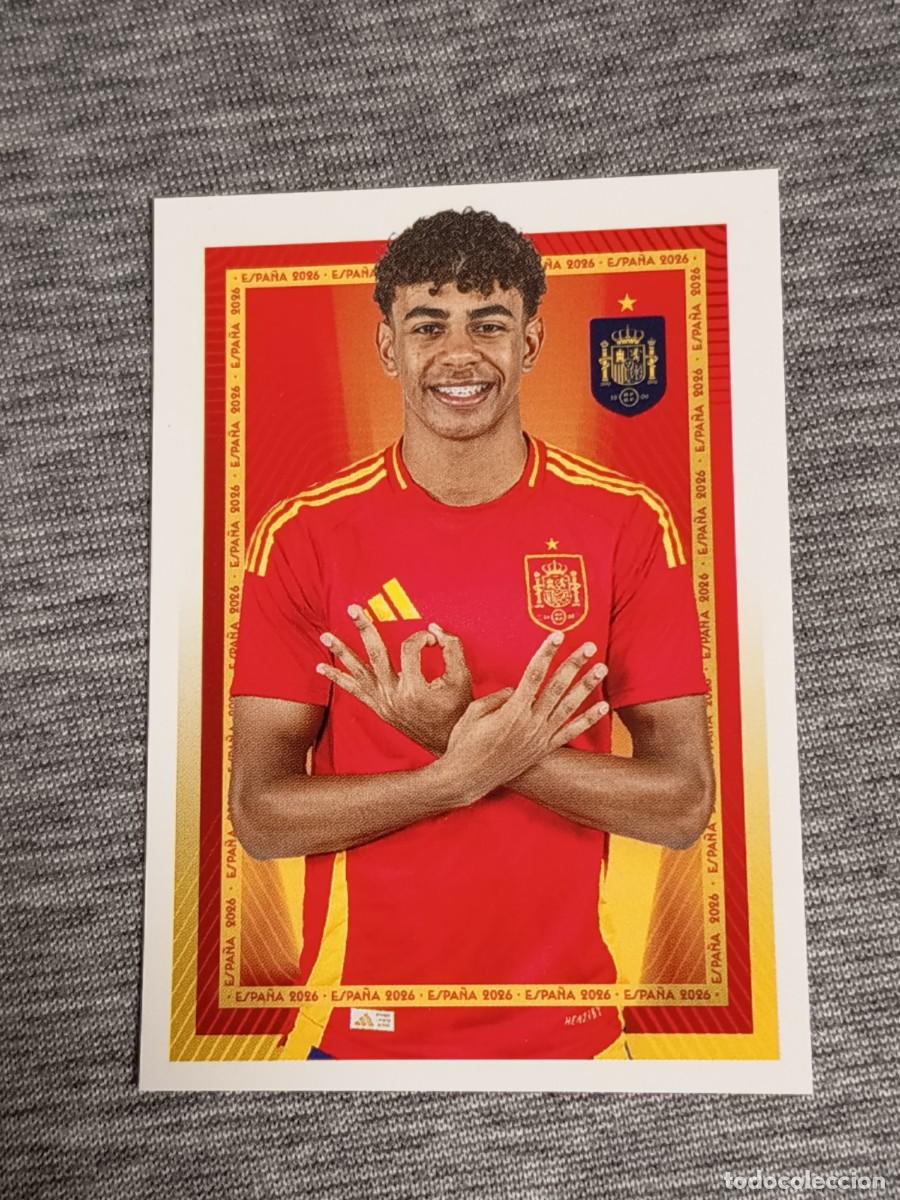 Cromos de f&uacute;tbol: LAMINE YAMAL CARREFOUR MUNDIAL 2026 N&deg;49 NUEVO