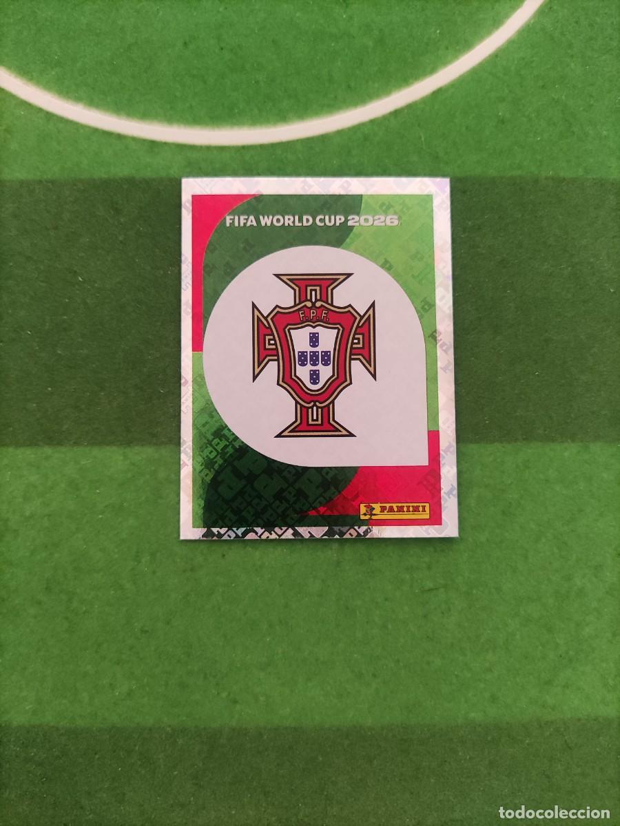 Cartes &agrave; collectionner de Football: Escudo Portugal POR 1 Sticker Mundial 2026 FIFA World Cup / Sin pegar