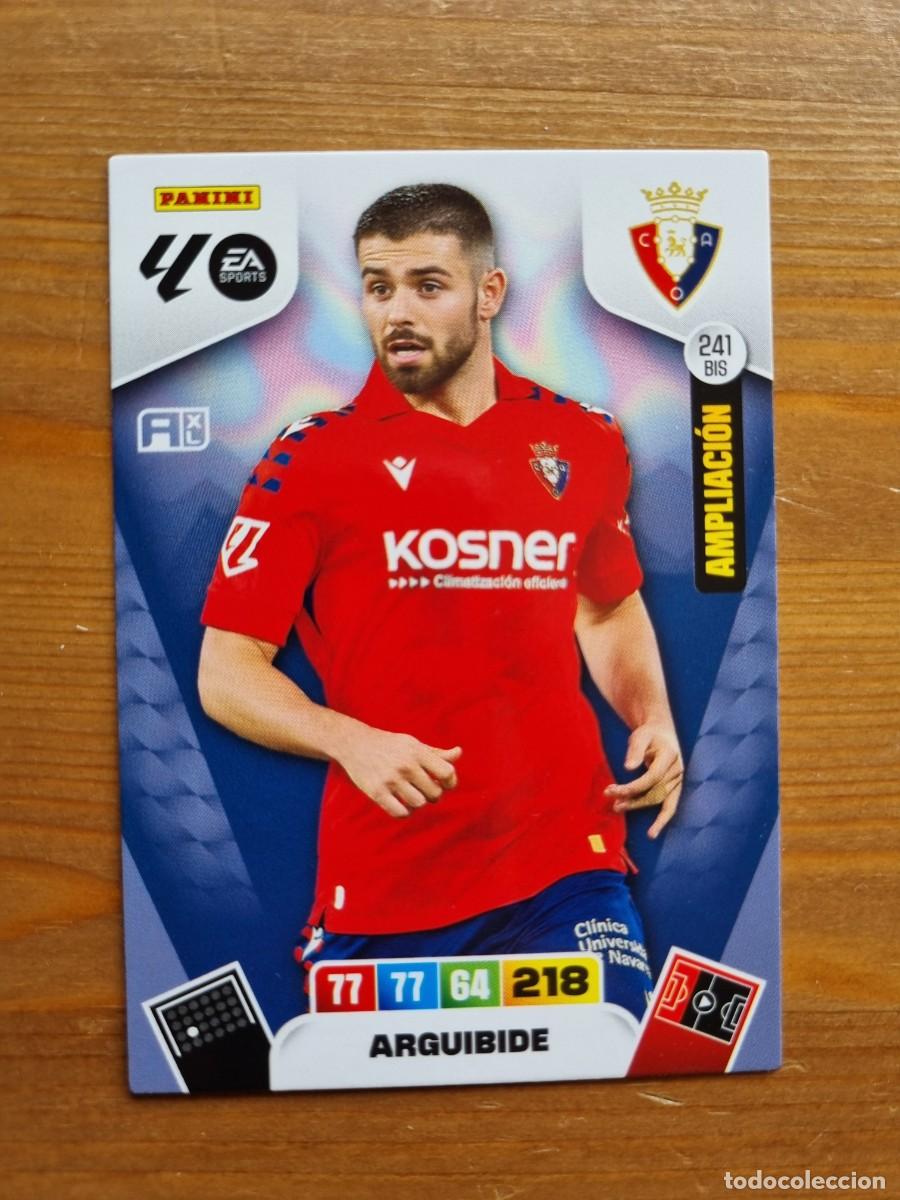 Cartes &agrave; collectionner de Football: 241 Bis ARGUIBIDE (CA Osasuna) AMPLIACI&Oacute;N. Liga 2025 2026 25 26 Adrenalyn XL (Panini)
