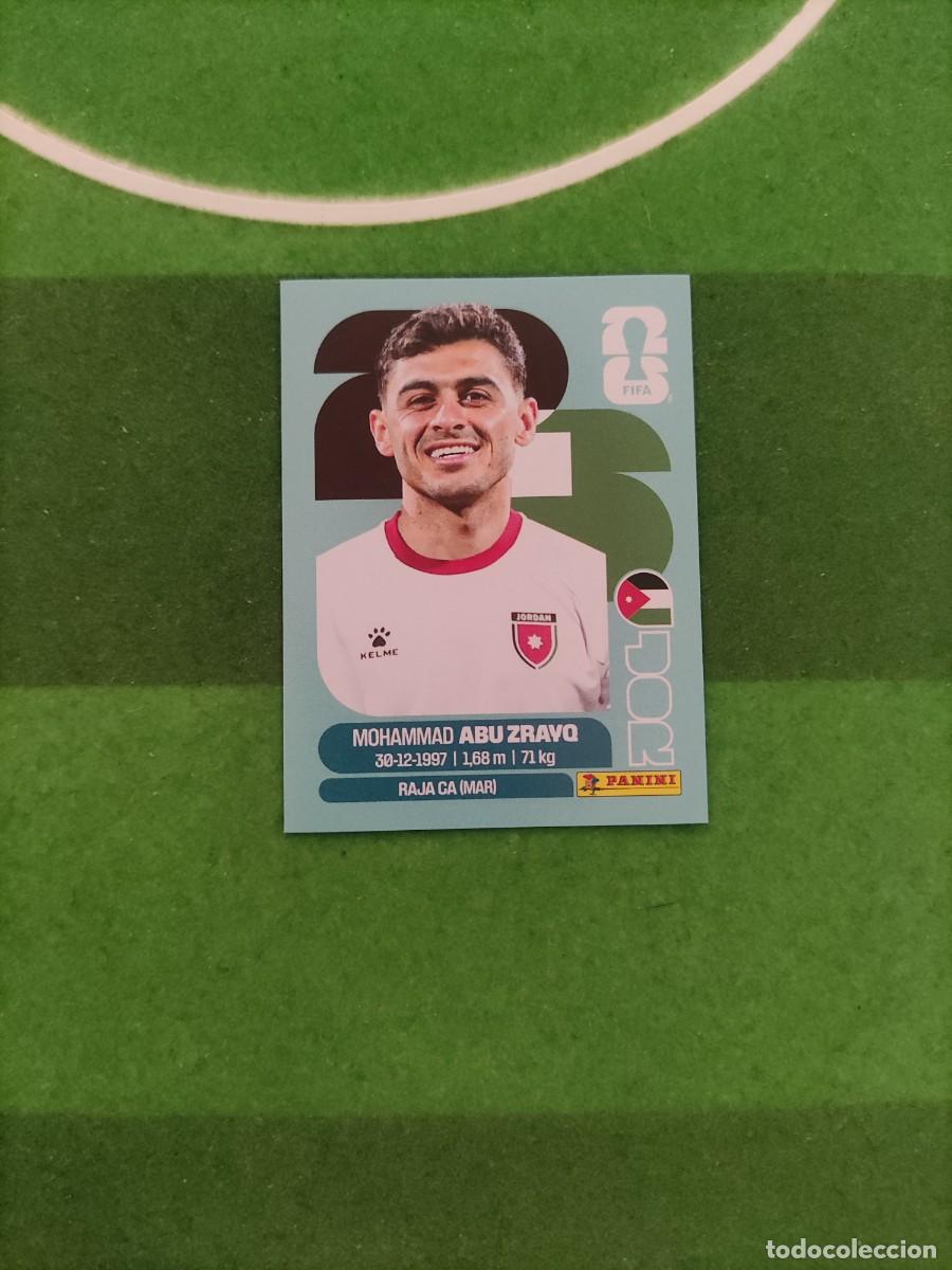 Cartes &agrave; collectionner de Football: Abu Zrayq Jordania JOR 19 Sticker Mundial 2026 FIFA World Cup / Sin pegar