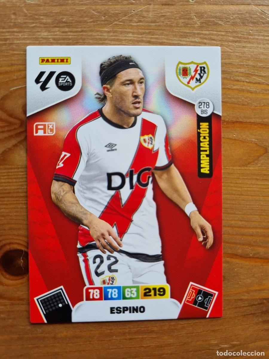 Cartes &agrave; collectionner de Football: 278 Bis ESPINO (Rayo Vallecano) AMPLIACI&Oacute;N. Liga 2025 2026 25 26 Adrenalyn XL (Panini)