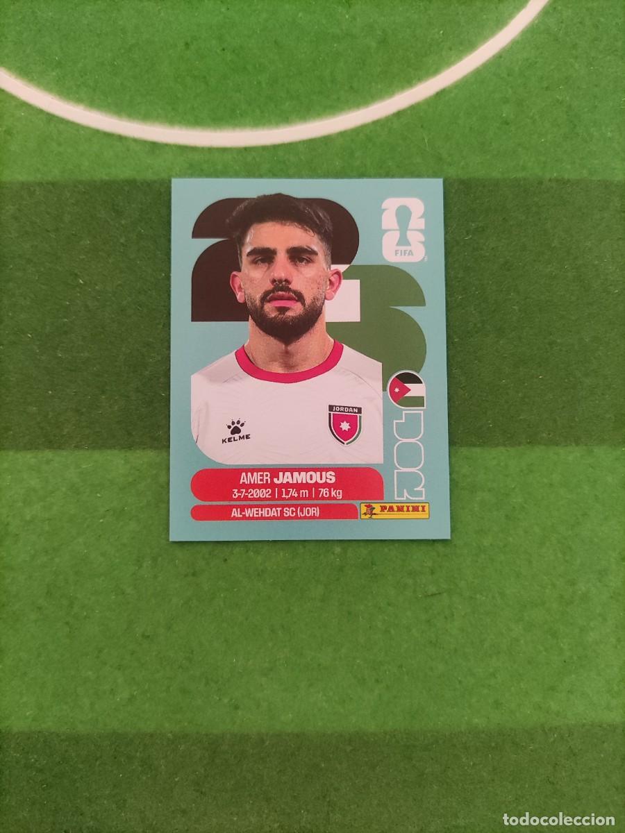 Figurine di Calcio: Jamous Jordania JOR 14 Sticker Mundial 2026 FIFA World Cup / Sin pegar