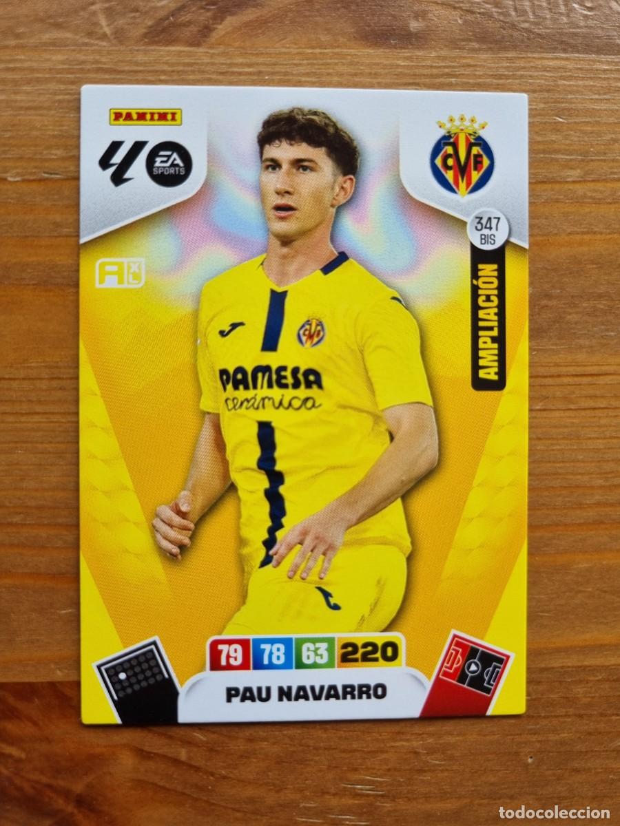 Figurine di Calcio: 347 Bis PAU NAVARRO (Villarreal CF) AMPLIACI&Oacute;N. Liga 2025 2026 25 26 Adrenalyn XL (Panini)