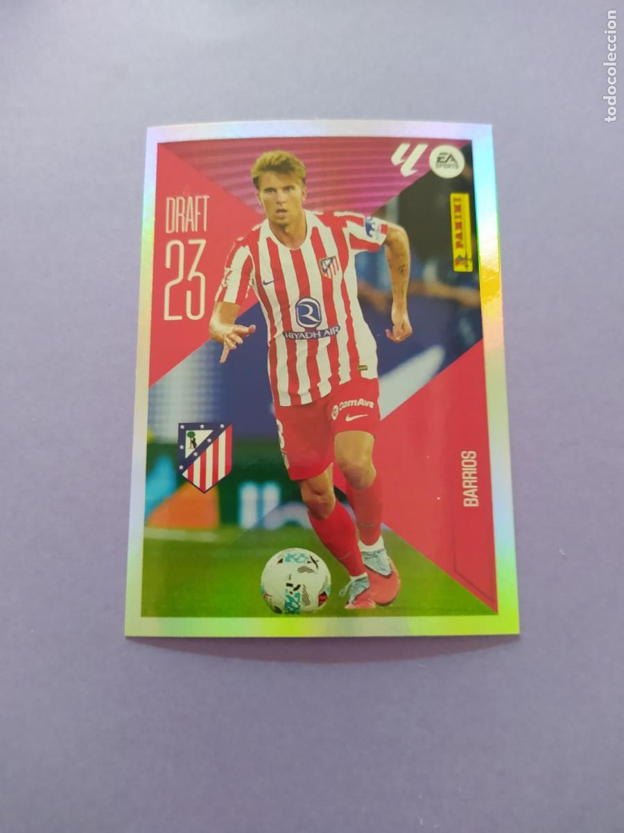 Fu&szlig;ball-Sticker: LIGA ESTE 2026 2027 26 27 NUEVO - DRATF 23 N&ordm; 3 BARRIOS ATLETICO DE MADRID