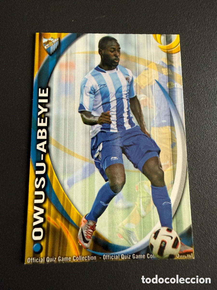 Fu&szlig;ball-Sticker: MUNDICROMO 2011. 653. OWUSO-ABEYIE ( M&aacute;laga ) UH