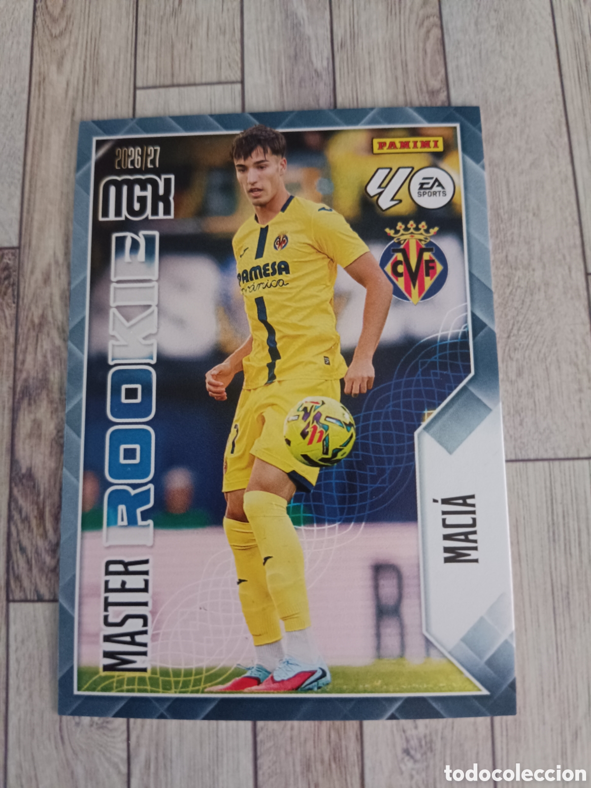 Fu&szlig;ball-Sticker: 417 MACIA VILLARREAL MASTER ROOKIE MEGACRACKS MGK 26 27 PANINI 2026 2027
