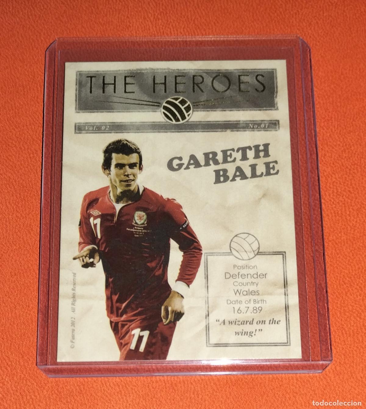 Figurine di Calcio: GARETH BALE THE HEROES HR02 GALES LIMITED EDITON CARD NUMERADA WORLD CUP FUTERA UNIQUE 2012