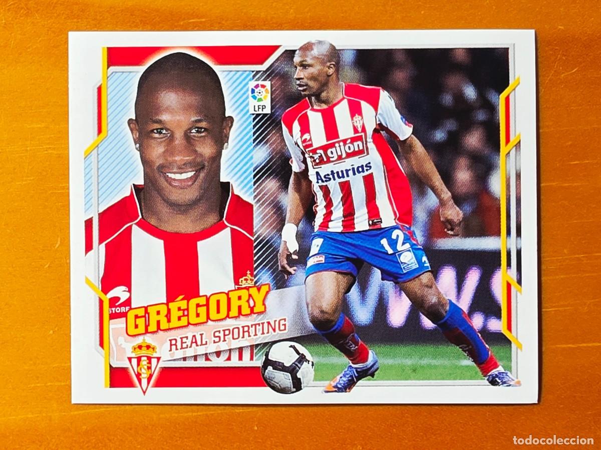 Figurine di Calcio: 5 Gr&eacute;gory, Sporting de Gij&oacute;n, Panini Ediciones Liga Este 2010 2011 10 11 sin pegar