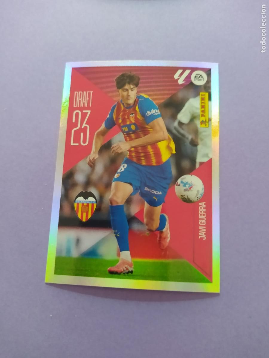 Cromos de Futebol: LIGA ESTE 2026 2027 26 27 NUEVO - DRATF 23 N&ordm; 12 JAVI GUERRA VALENCIA