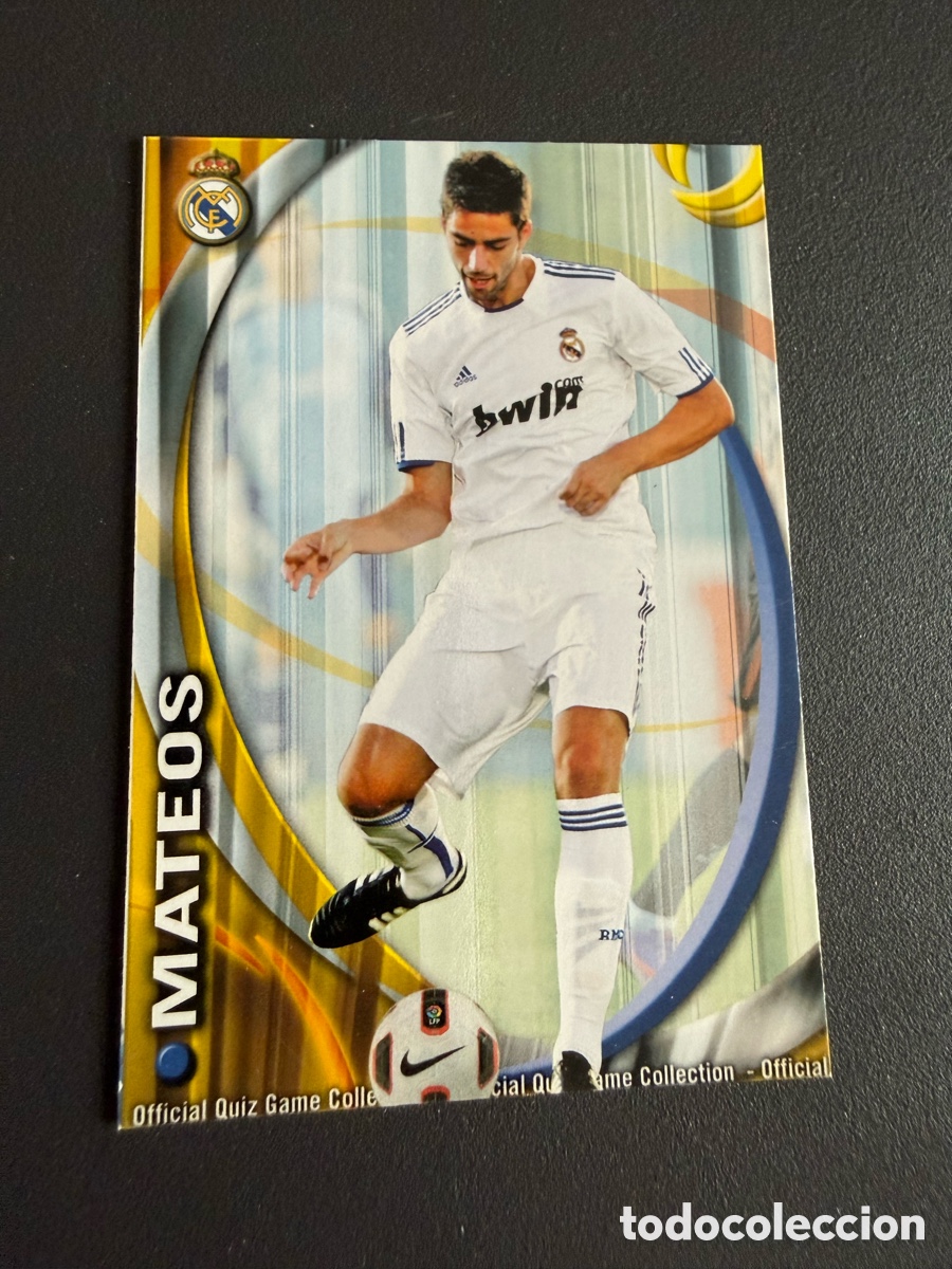 Cromos de Futebol: MUNDICROMO 2011. 655. MATEOS ( Real Madrid). UH