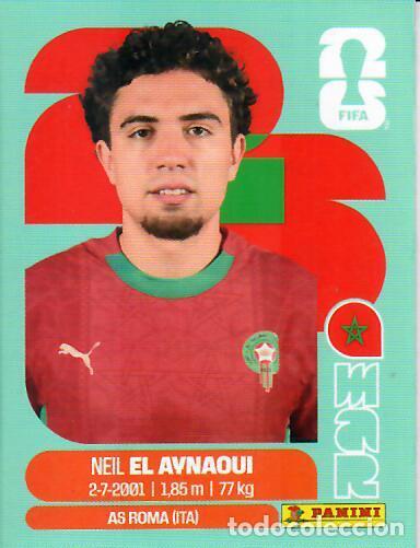 Figurine di Calcio: CROMO PANINI MUNDIAL WORLD CUP 2026 - UPDATE SET ACTUALIZACI&Oacute;N - EL AYNAOUI - MARRUECOS