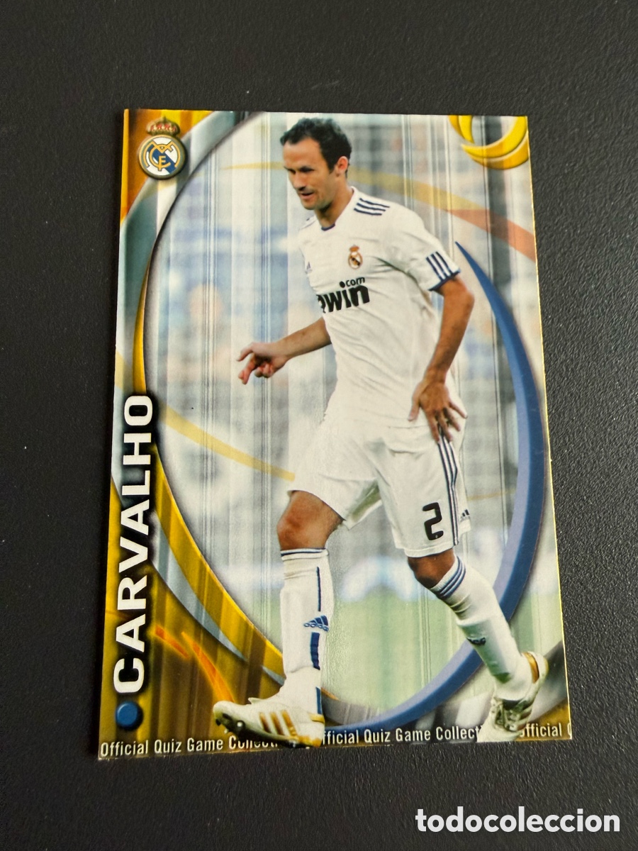 Figurine di Calcio: MUNDICROMO 2011. 656 CARVALHO ( Real Madrid). UH