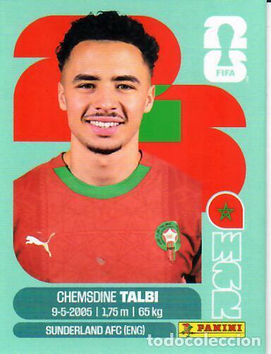 Figurine di Calcio: CROMO PANINI MUNDIAL WORLD CUP 2026 - UPDATE SET ACTUALIZACI&Oacute;N - TALBI - MARRUECOS