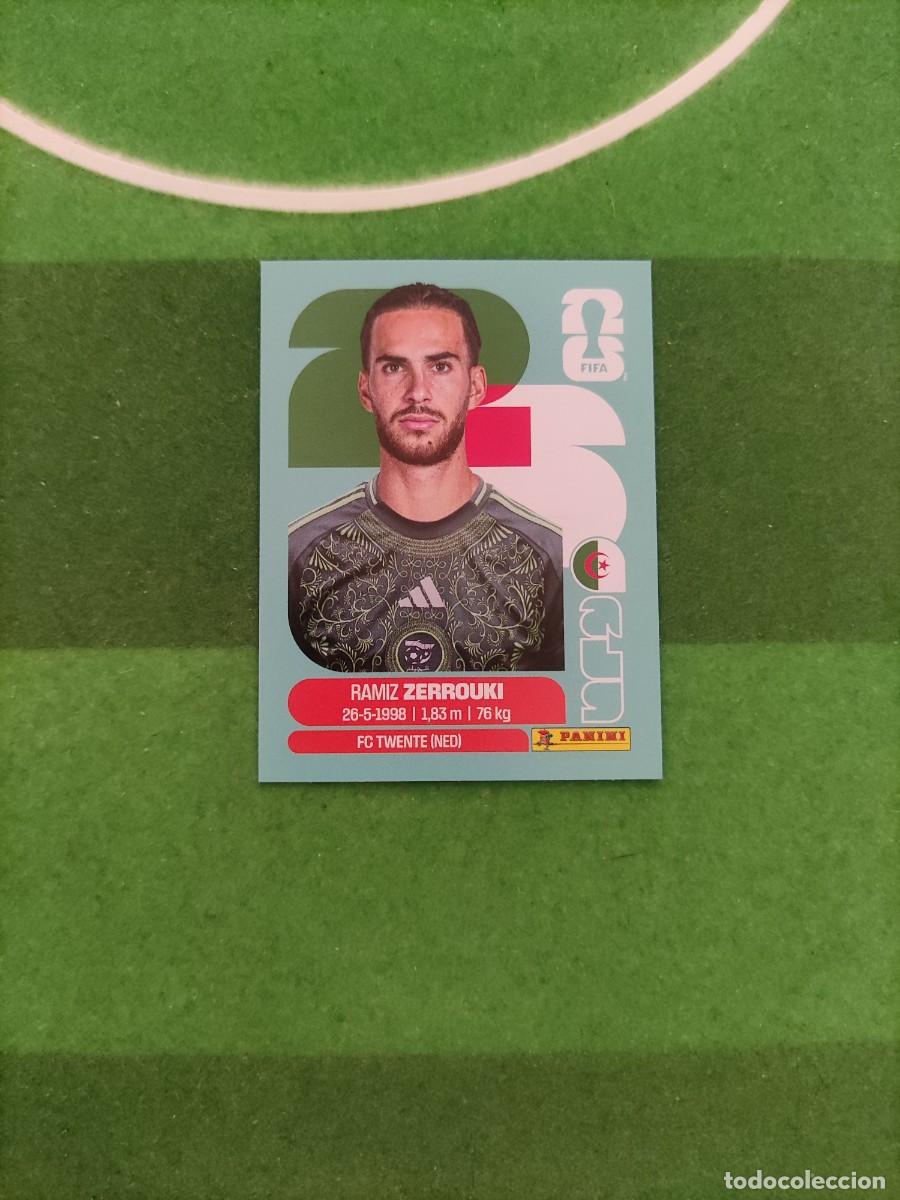 Cromos de Futebol: Zerrouki Algeria ALG 11 Sticker Mundial 2026 FIFA World Cup / Sin pegar