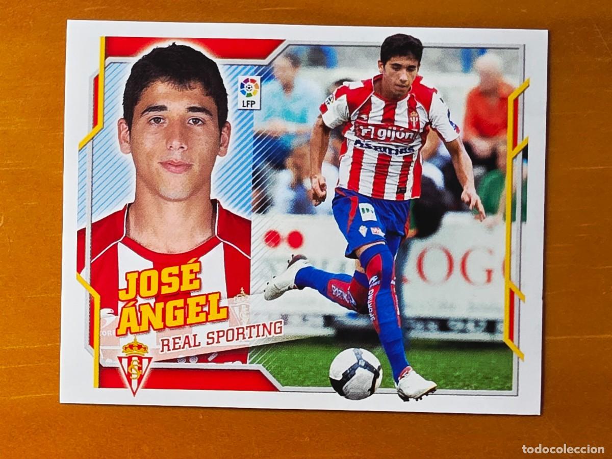 Cromos de Futebol: 7 B Jos&eacute; &Aacute;ngel, Sporting de Gij&oacute;n, Panini Ediciones Liga Este 2010 2011 10 11 sin pegar
