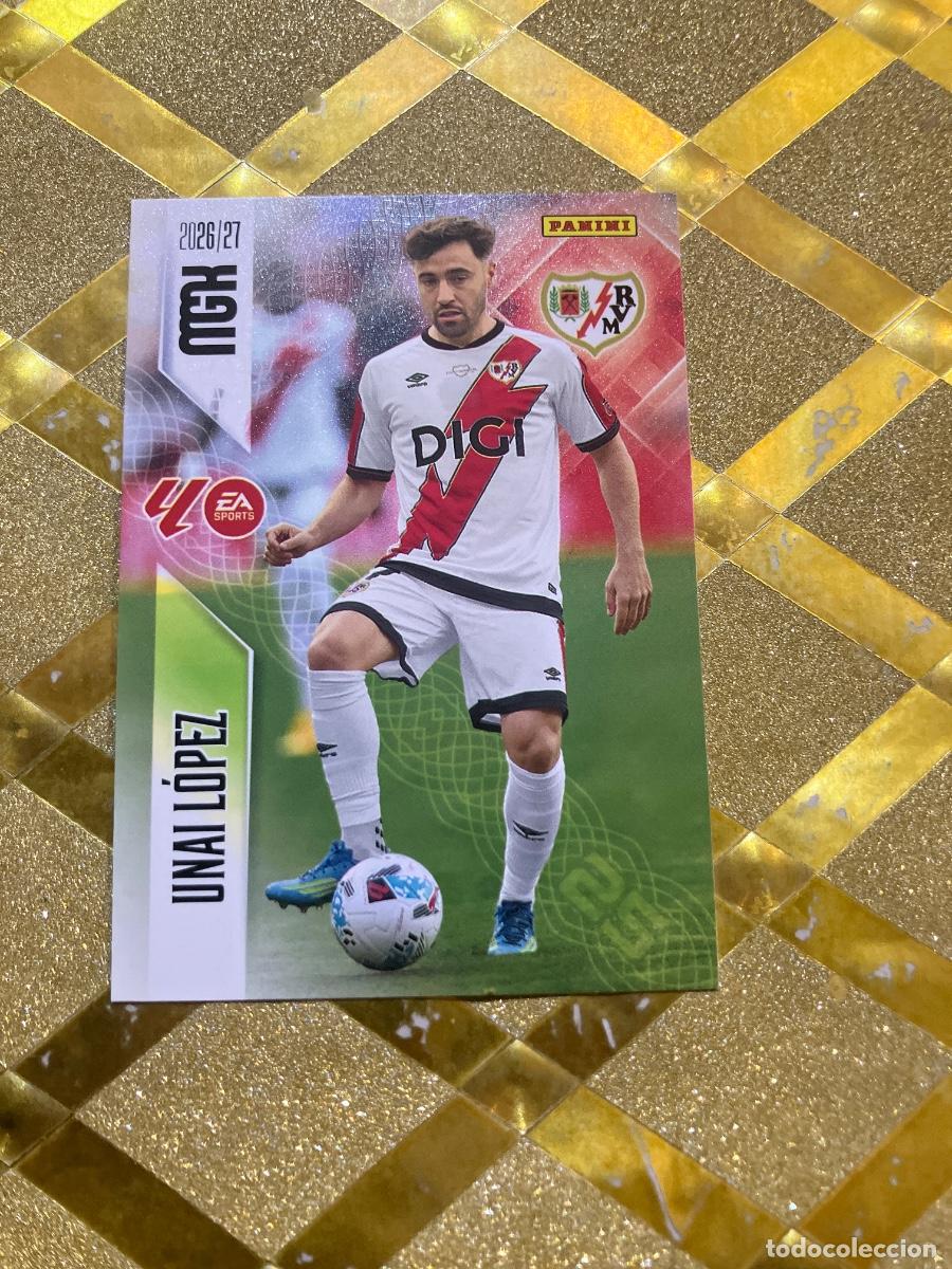 Figurine di Calcio: CROMO DE FUTBOL NUMERO 301 UNAI LOPEZ RAYO VALLECANO LIGA 2026 2027 MEGACRAKS MGK PANINI !