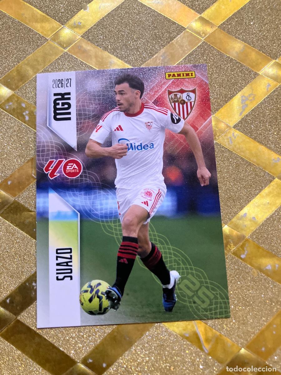 Football Stickers: CROMO DE FUTBOL NUMERO 333 SUAZO SEVILLA LIGA 2026 2027 MEGACRAKS MGK PANINI !