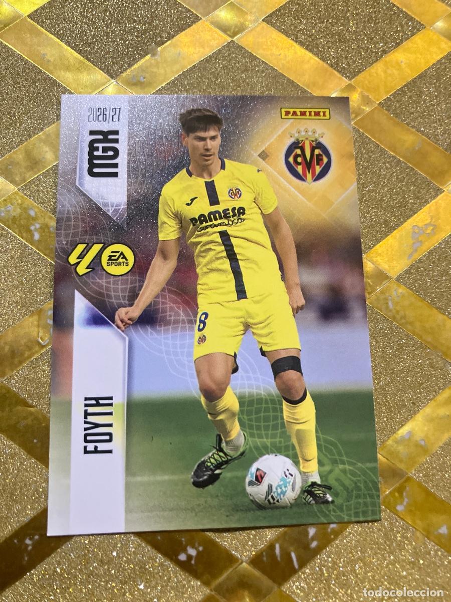Fu&szlig;ball-Sticker: CROMO DE FUTBOL NUMERO 366 FOYTH VILLARREAL LIGA 2026 2027 MEGACRAKS MGK PANINI !