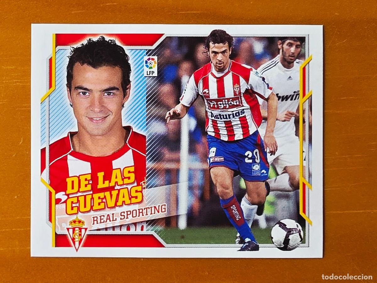 Cromos de f&uacute;tbol: 10 Miguel de las Cuevas, Sporting de Gij&oacute;n, Panini Ediciones Liga Este 2010 2011 10 11 sin pegar