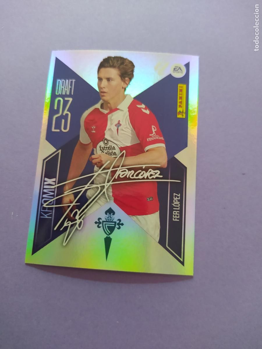 Fu&szlig;ball-Sticker: LIGA ESTE 2026 2027 26 27 NUEVO - DRATF 23 KROMIX N&ordm; 7 FER LOPEZ CELTA DE VIGO