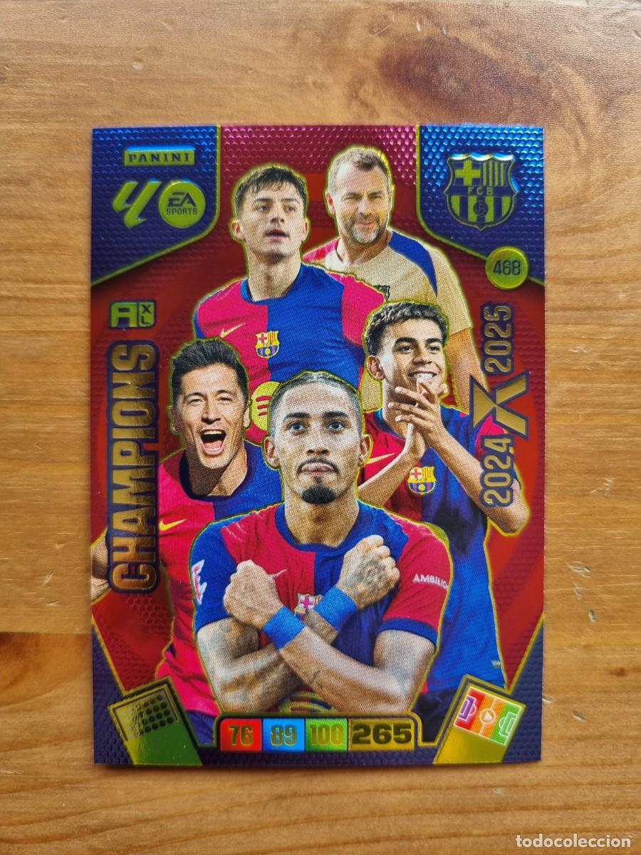 Cromos de f&uacute;tbol: 468 CHAMPIONS (FC Barcelona). Liga 2025 2026 25 26 Adrenalyn XL (Panini)