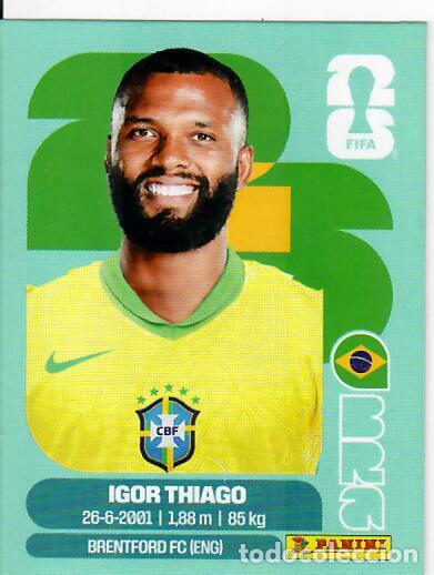 Fu&szlig;ball-Sticker: CROMO PANINI MUNDIAL WORLD CUP 2026 - UPDATE SET ACTUALIZACI&Oacute;N - IGOR THIAGO - BRASIL