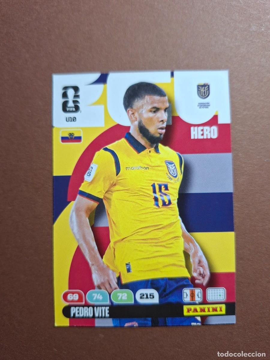 Fu&szlig;ball-Sticker: U10 PEDRO VITE ECUADOR MUNDIAL 2026 UPGRADE UPDATE PANINI ADRENALYN FIFA WORLD CUPA 26