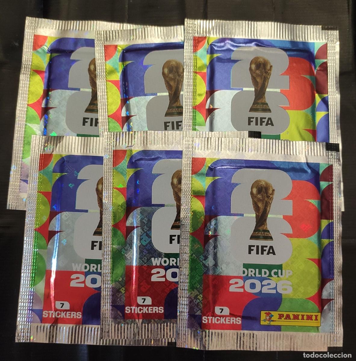 Fu&szlig;ball-Sticker: 6 sobres FIFA World Cup Mundial 2026 Panini