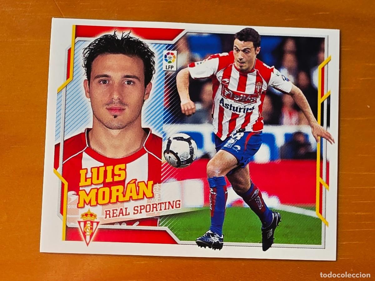 Fu&szlig;ball-Sticker: 13 B Luis Mor&aacute;n, Sporting de Gij&oacute;n, Panini Ediciones Liga Este 2010 2011 10 11 sin pegar