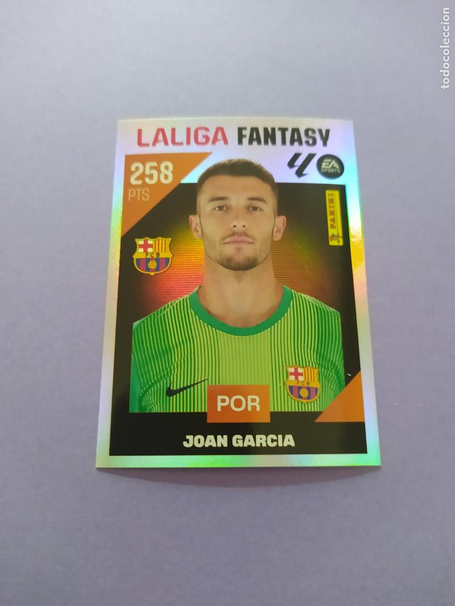 Fu&szlig;ball-Sticker: LIGA ESTE 2026 2027 26 27 NUEVO - LALIGA FANTASY N&ordm; 2 JOAN GARCIA FC BARCELONA