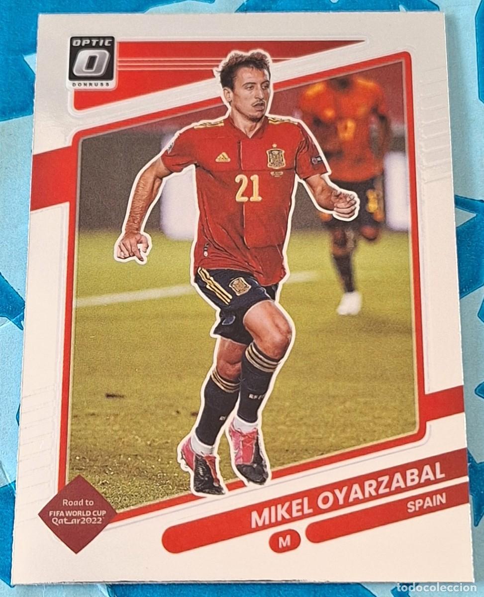 Cromos de f&uacute;tbol: Mikel Oyarzabal Espa&ntilde;a Panini Donruss Soccer Optic Holo