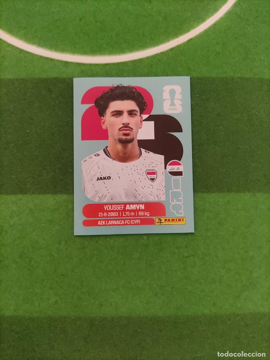 Cromos de f&uacute;tbol: Amyn Iraq IRQ 14 Sticker Mundial 2026 FIFA World Cup / Sin pegar