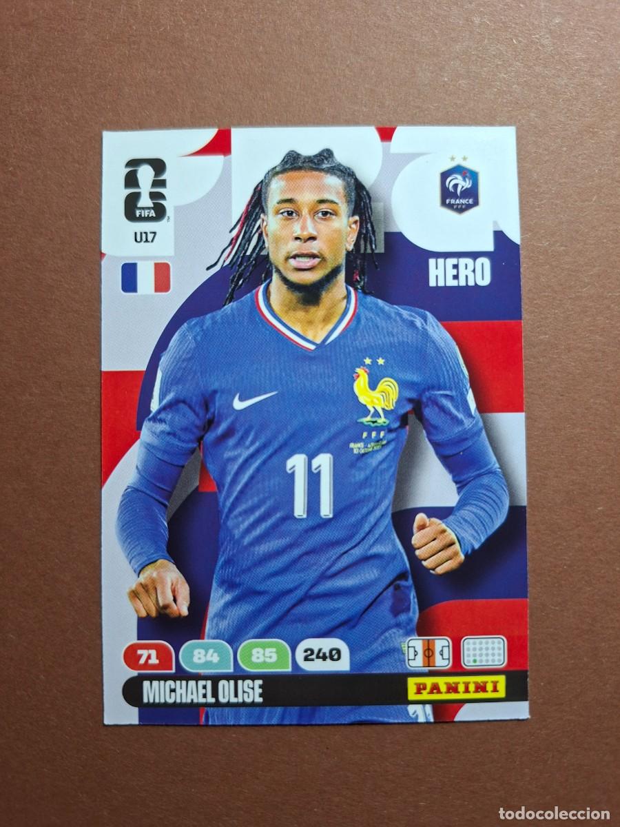 Cromos de f&uacute;tbol: U17 MICHAEL OLISE FRANCIA FRANCE MUNDIAL 2026 UPGRADE UPDATE PANINI ADRENALYN FIFA WORLD CUPA 26